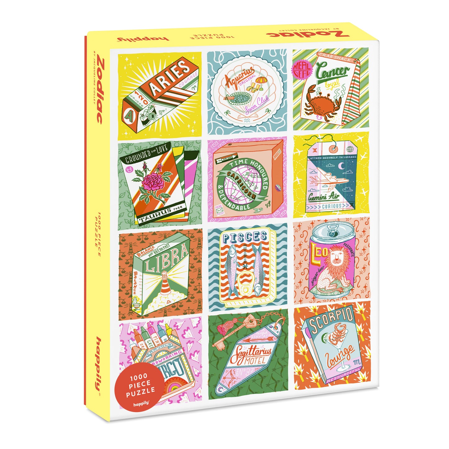 Happily | Jigsaw Puzzle | 1000 Pieces | Zodiac