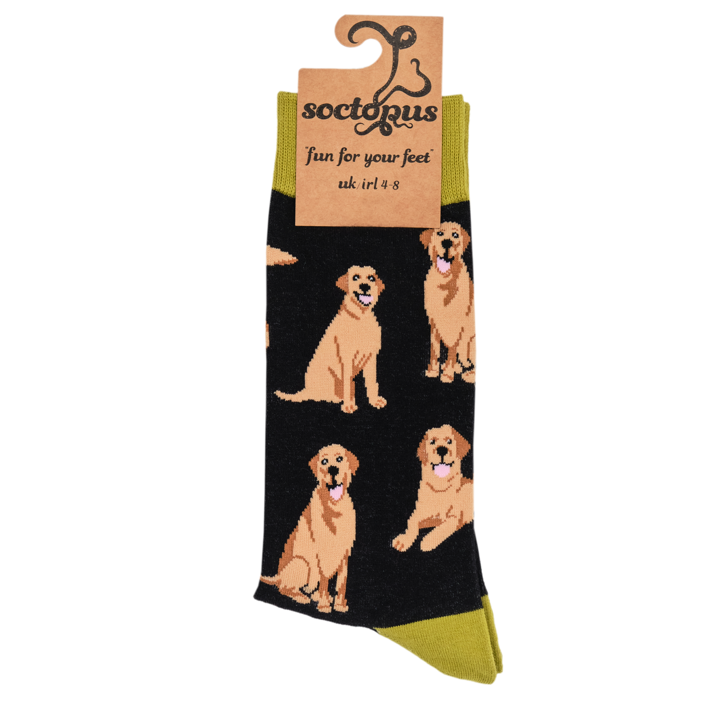 Socktopus | Labrador Retriever | Black | S UK 4-8