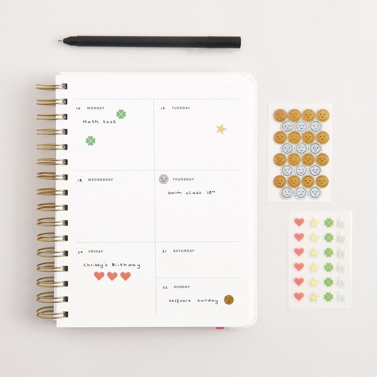 Rico | Paper Poetry | Mini Foiled Faces 3 Sheets