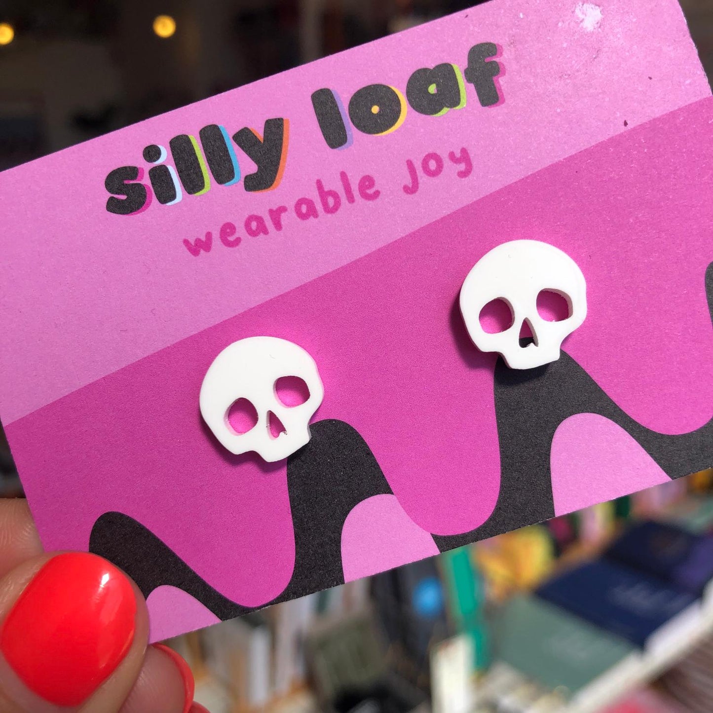 Silly Loaf | Skull Stud Earrings