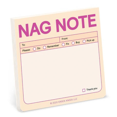 Knock Knock | Nag Note Sticky Notes