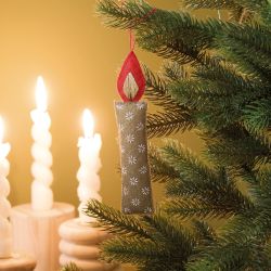Rico | Embroidery Kit | Felt Candle Tag