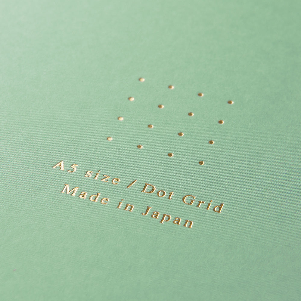 Midori | Ring notebook <A5> Color Dot Grid | Green