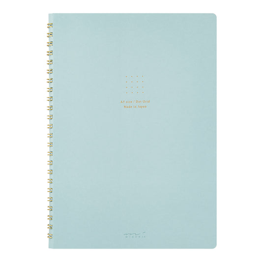 Midori | Ring notebook <A5> Colour Dot Grid | Blue