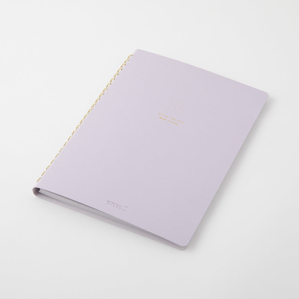 Midori | Ring notebook <A5> Color Dot Grid | Purple