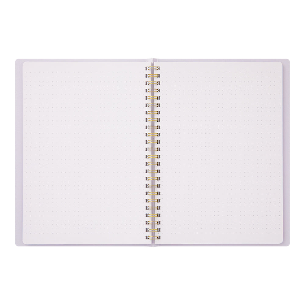 Midori | Ring notebook <A5> Color Dot Grid | Purple