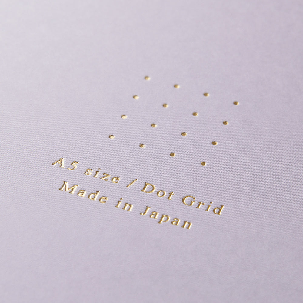 Midori | Ring notebook <A5> Color Dot Grid | Purple