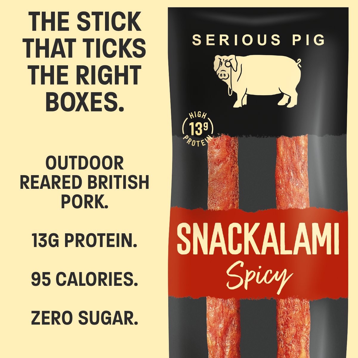 Serious Pig | Snackalami | Spicy