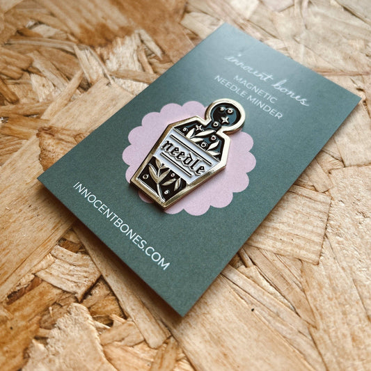 Innocent Bones | Magnetic Needle Minder | Poison Bottle
