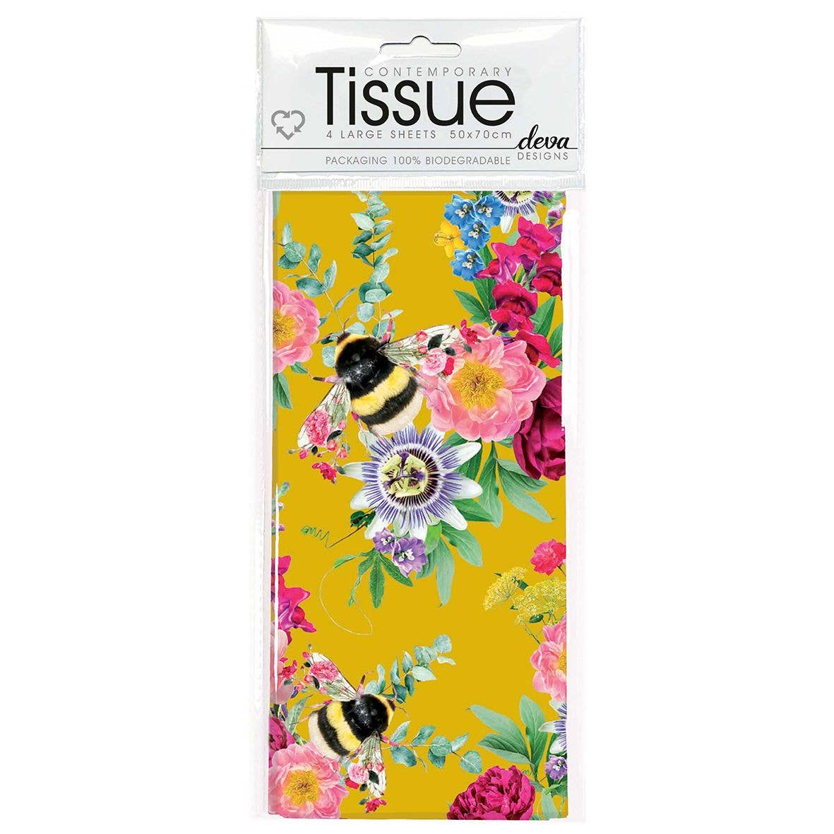 Lola Design Ltd | Printed Tissue Paper | Botanical Bee