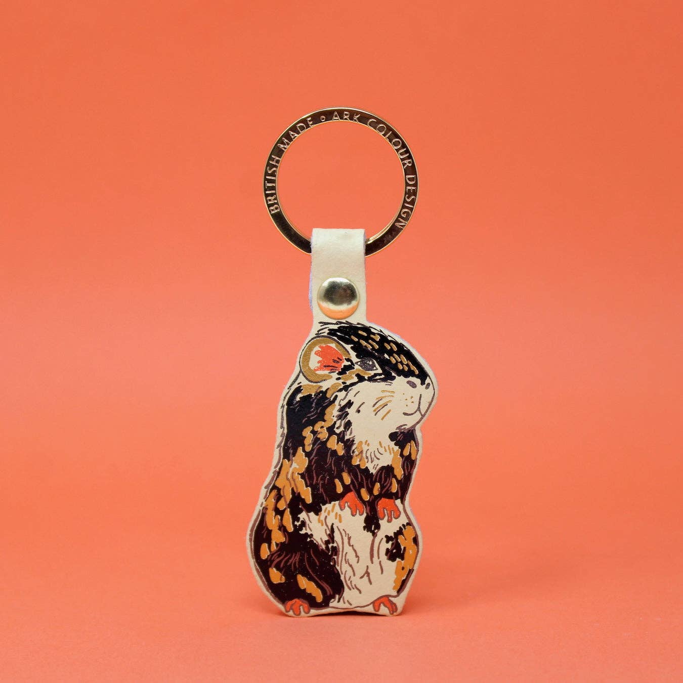Ark | Guinea Pig Keyring | Pale Pink