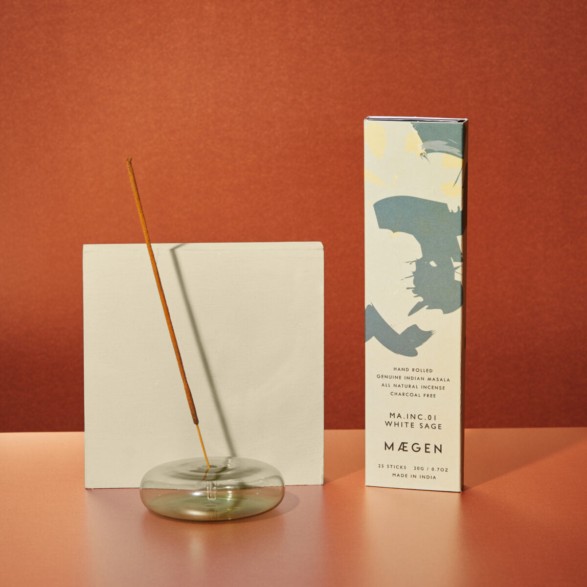 MÆGEN | Incense Sticks | White Sage - Genuine Indian masala
