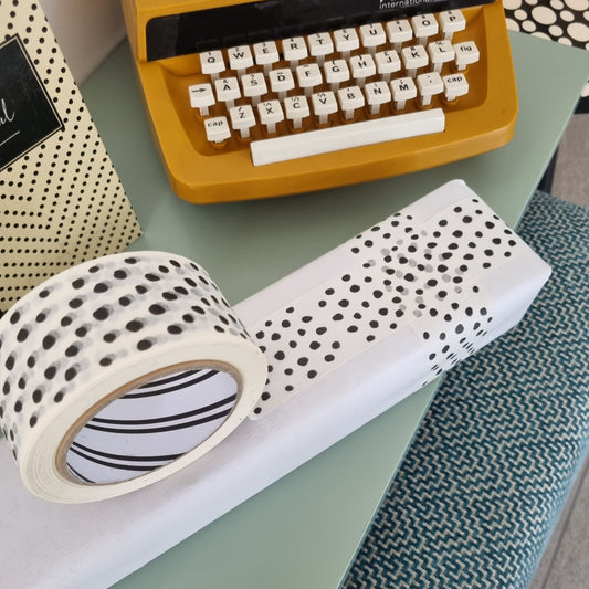 Cascayde | Paper Tape 48mm Wide x 50m Long | Dalmatian