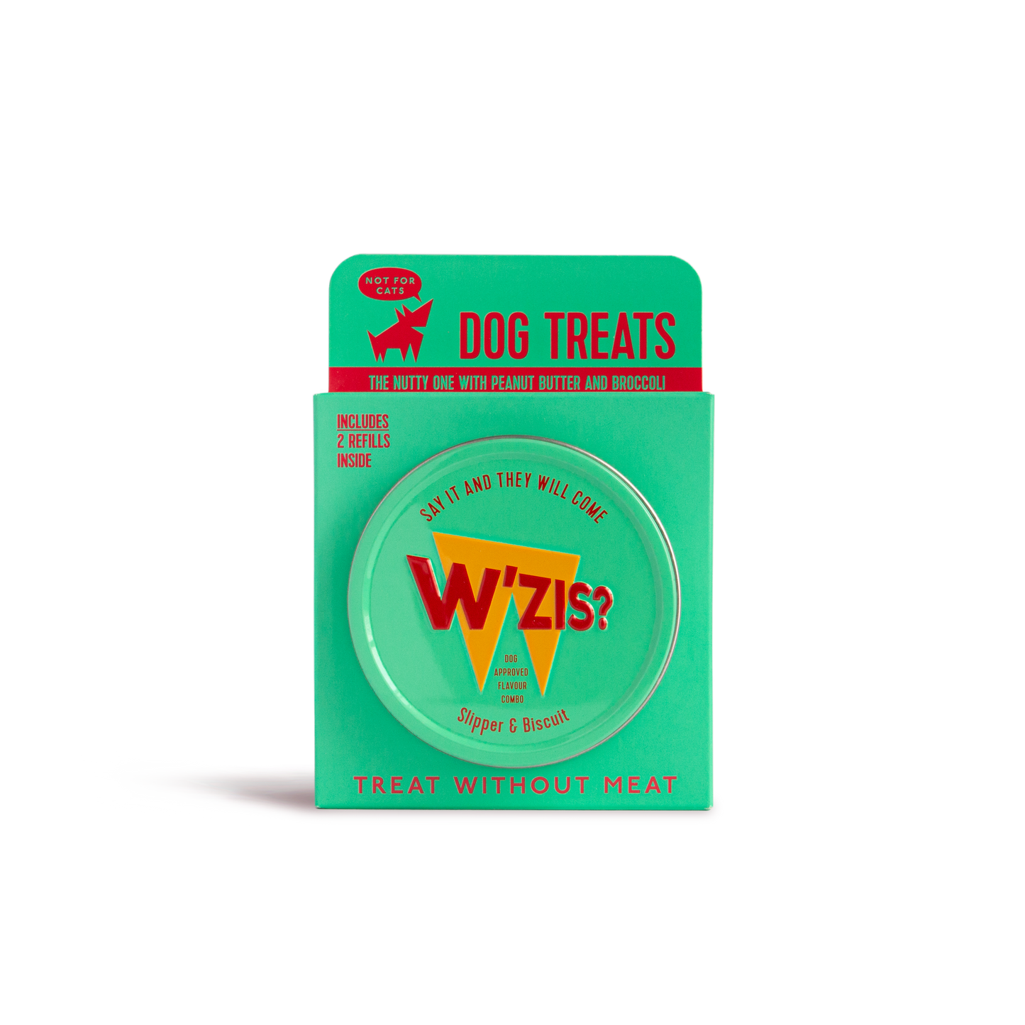 Wzis Treat Tin & Refil Gift Set - Slipper & Biscuit