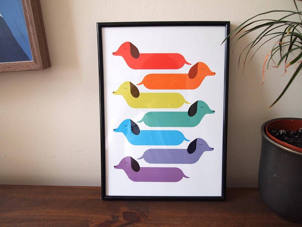 I Like Cats | A4 Print | Rainbow Dogs