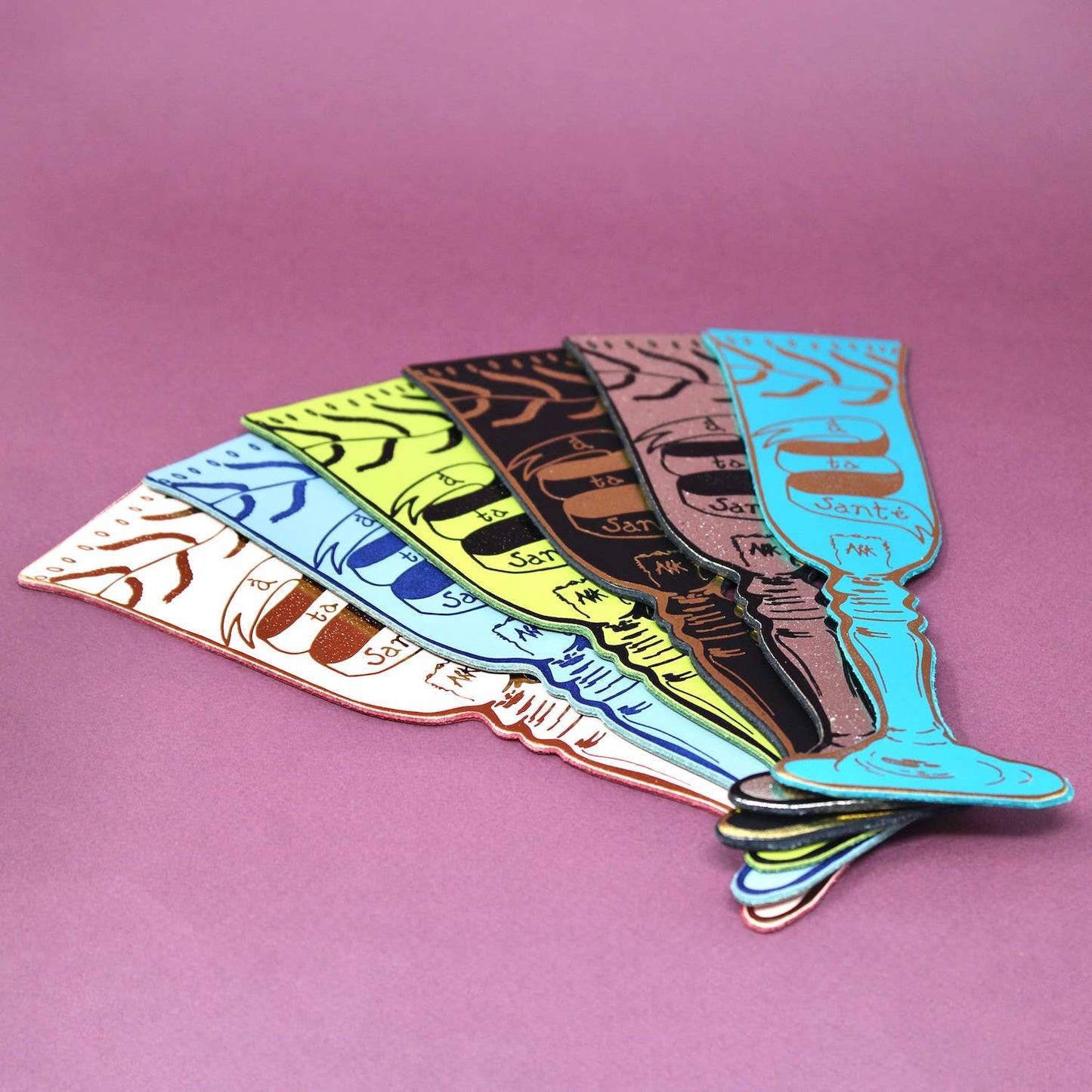 Ark | Wine Glass Bookmark | Heritage Blue