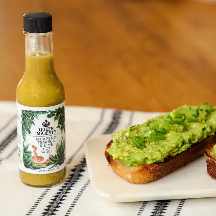 Queen Majesty Hot Sauce | 5oz | Jalapeño Tequila & Lime Hot Sauce | 🔥 MEDIUM