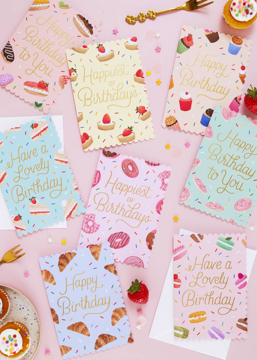 Greetings Card | Lovely Birthday Victoria Sponge Cake