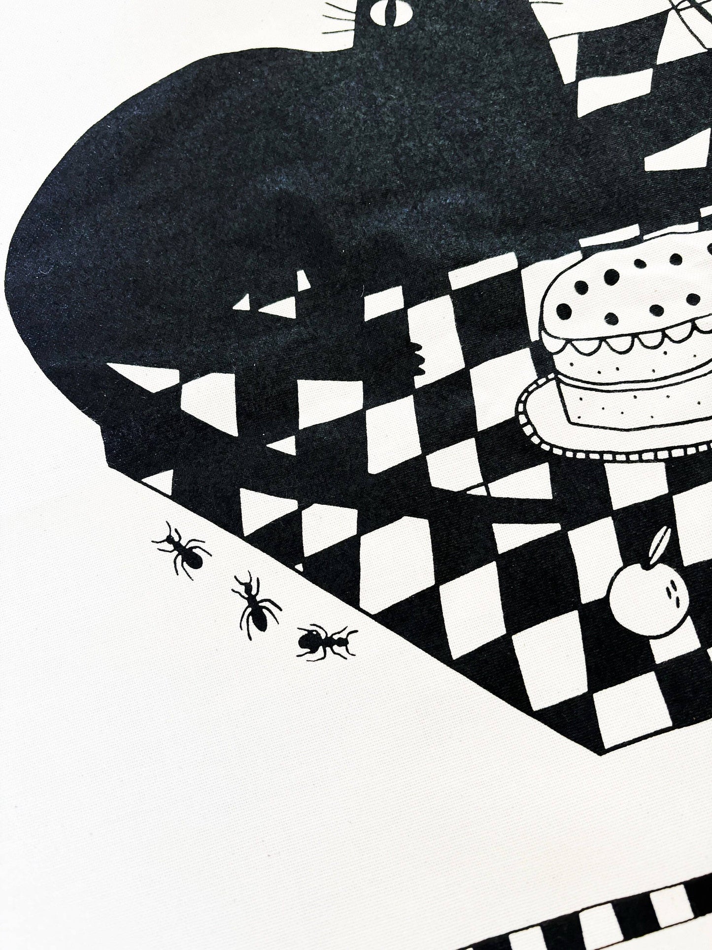 I Like Cats | Cotton Screen Printed Tea Towel | Picnic Cats