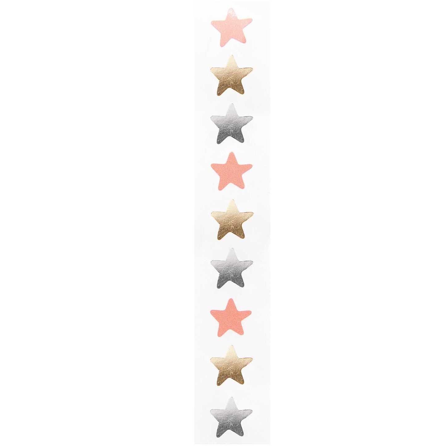 Rico | Paper Poetry | Mini Sticker Roll | Neon, Gold & Silver Hearts
