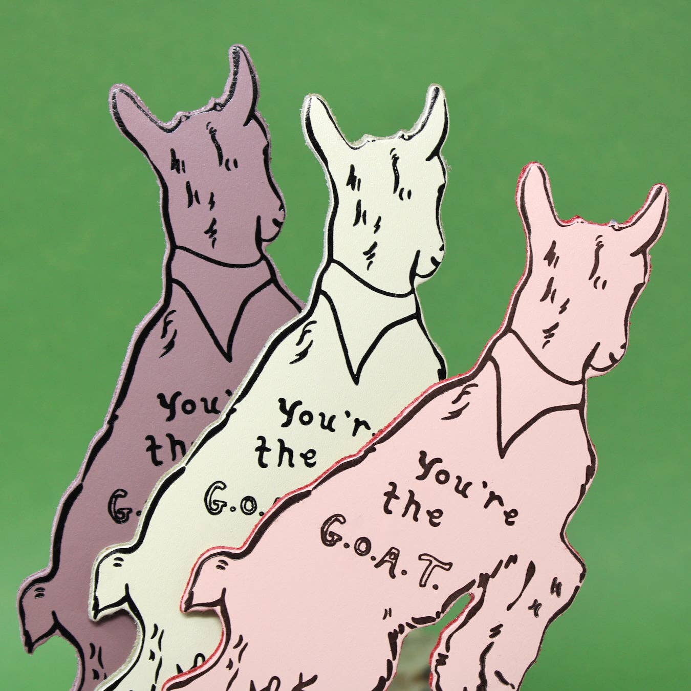 Ark | GOAT Bookmark | Pale Pink