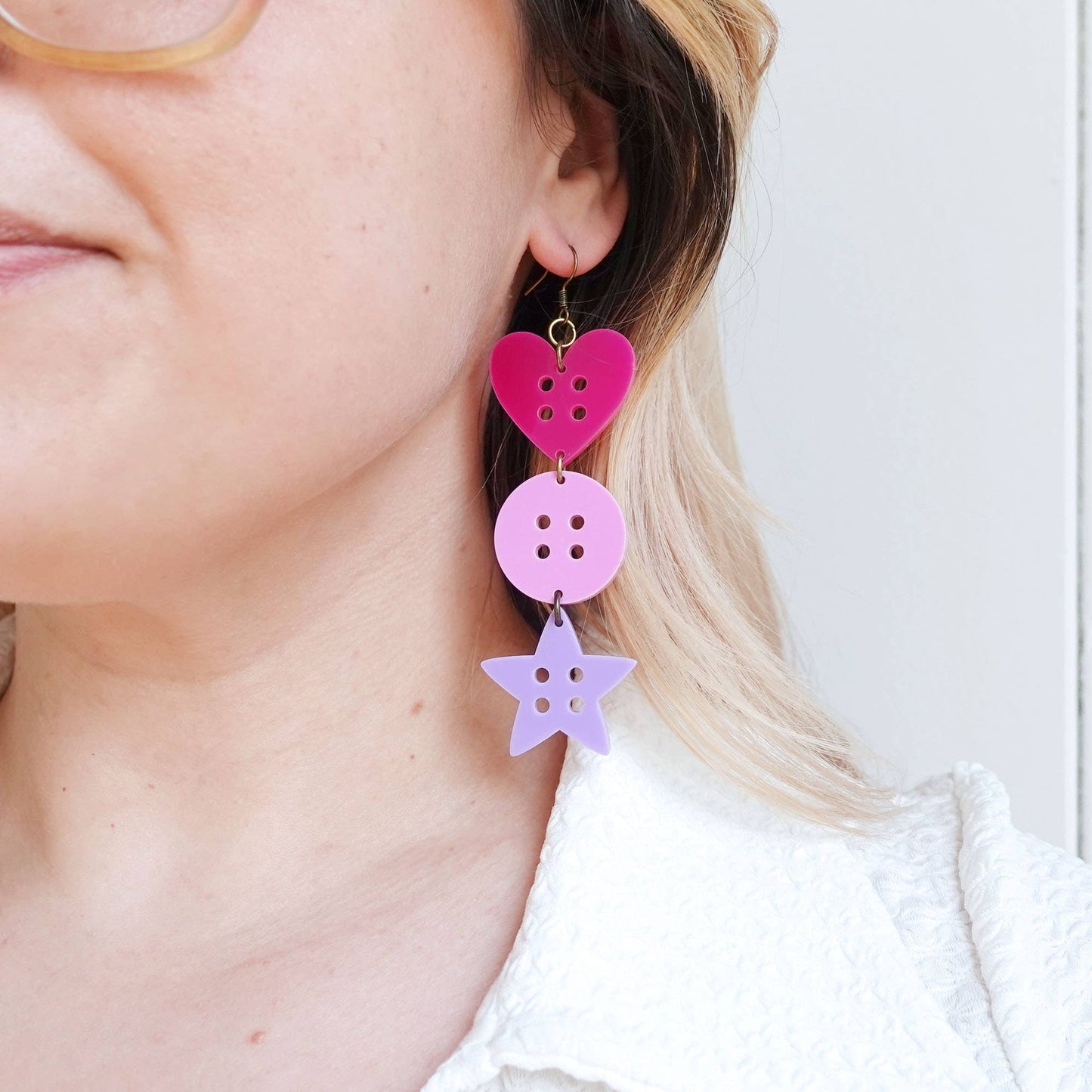 Silly Loaf | Statement Earrings | Sewing