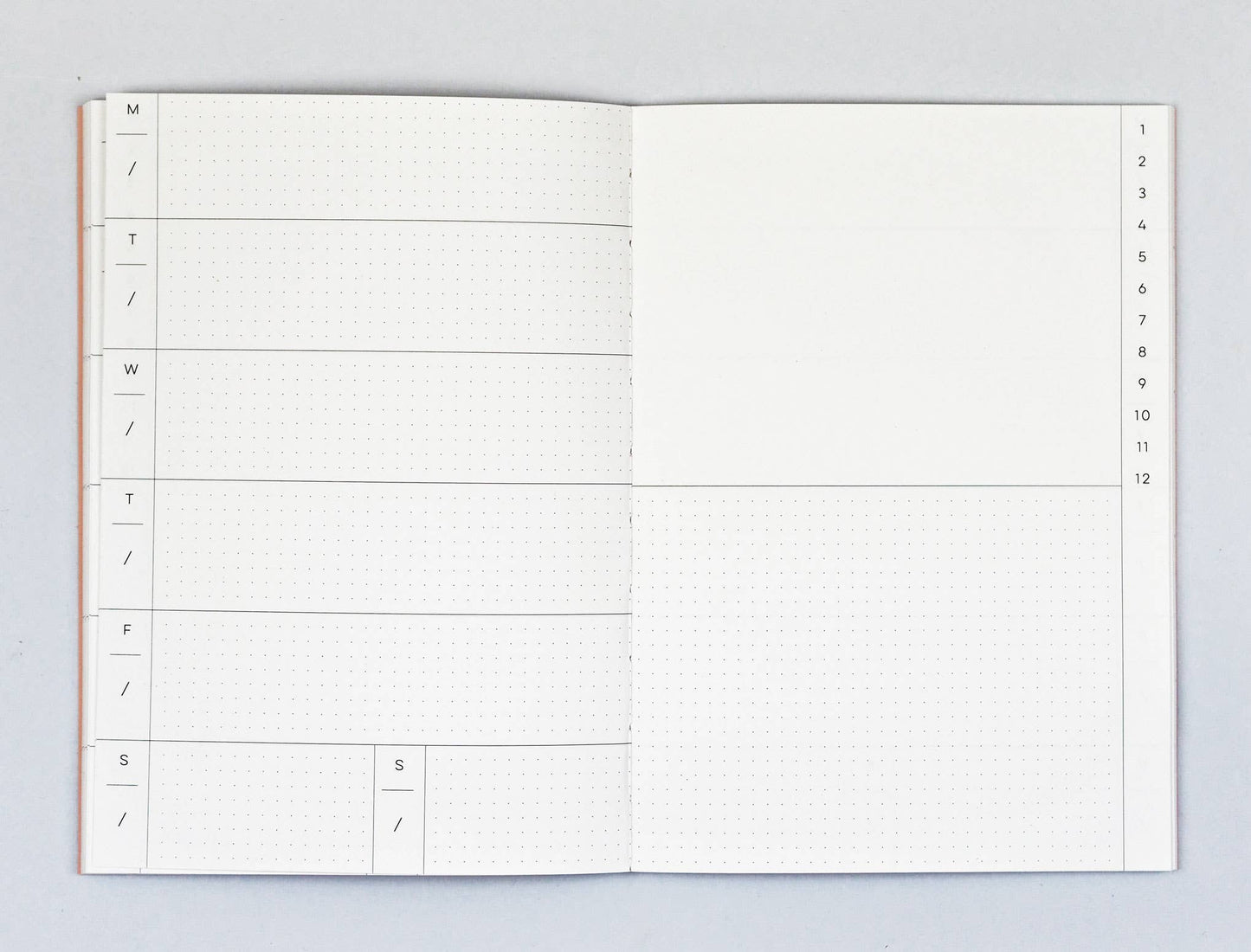 The Completist | Lay Flat Weekly Planner Book | Overlay Flowers No 1