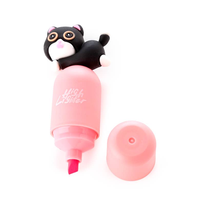 Highlighter Pen, Cat Topper, Various,Puckator, in Store Only