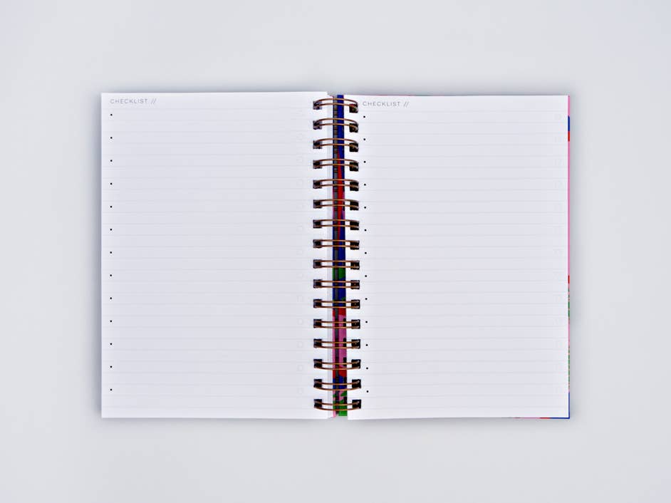 The Completist | Hard Cover Undated Weekly Planner | Capri