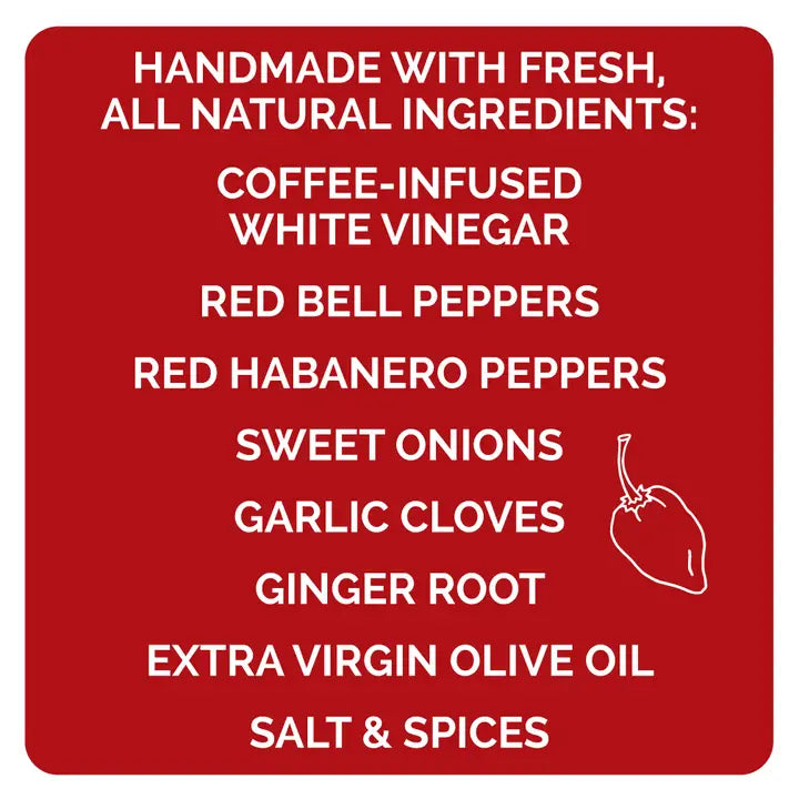 Queen Majesty Hot Sauce | 5oz | Red Habanero & Black Coffee Hot Sauce 5oz | 🔥🔥🔥 HOT