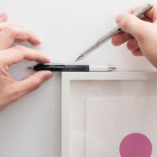 Kikkerland | 4-in-1 Pen Tool | Silver or Black