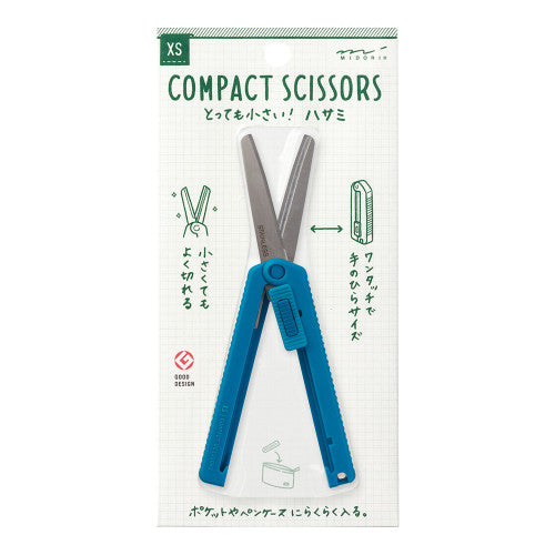 Midori | XS Compact Scissors | Blue