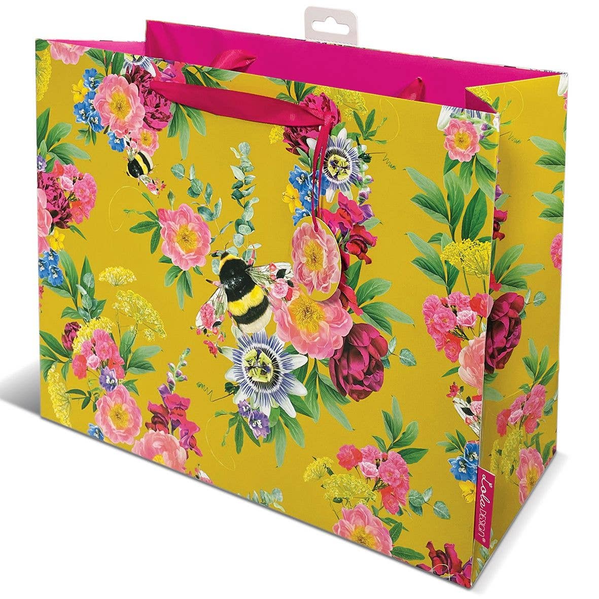 Lola Design | Large Gift Bag | Botanical Bee