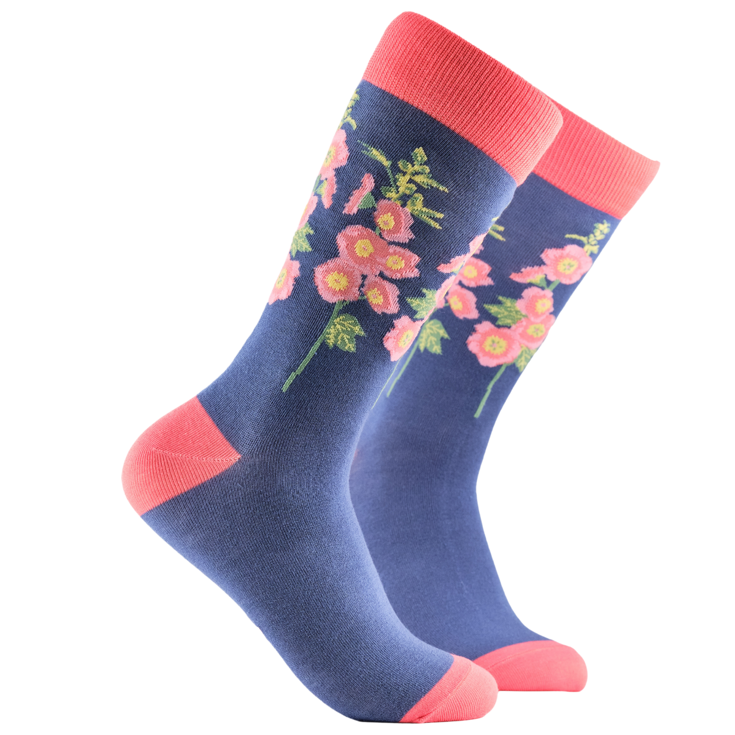 Soctopus | Womens Socks | Hollyhocks Floral