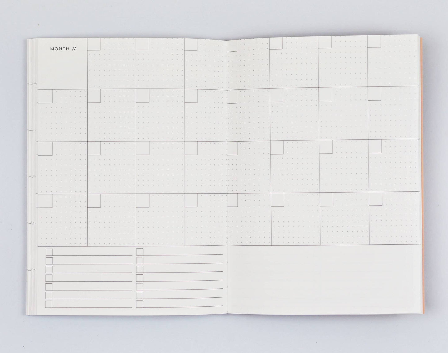 The Completist | Lay Flat Weekly Planner Book | Overlay Flowers No 1