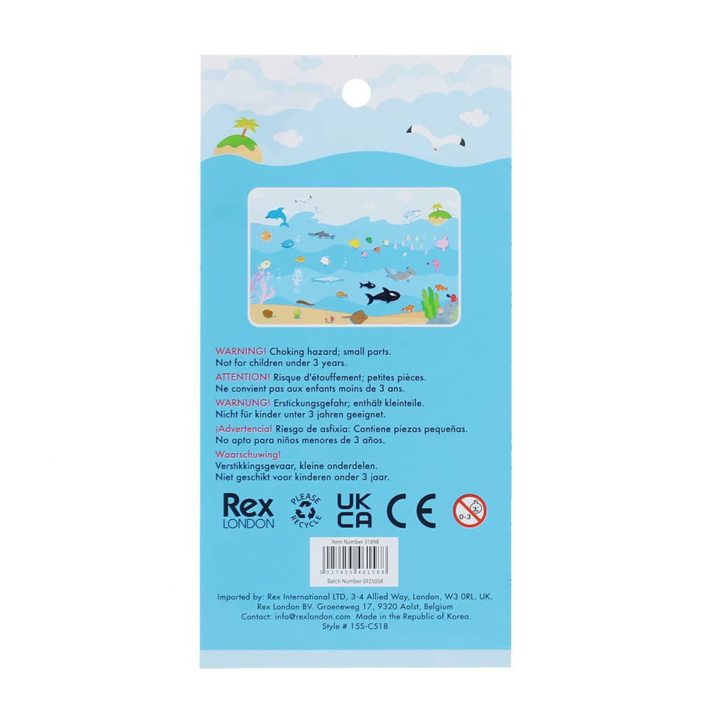 Rex | 3D Puffy Stickers | Sea Creatures