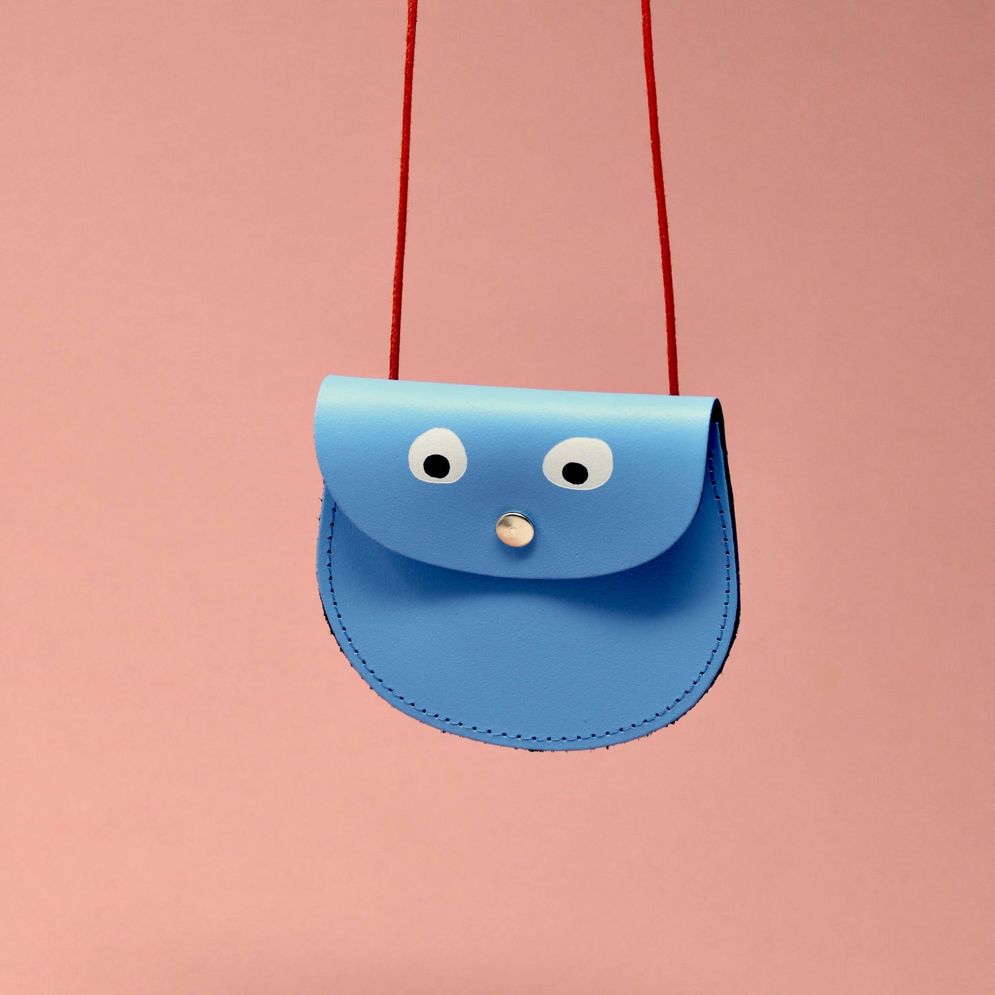 Ark | Googly Eye String Purse | Cornflower Blue