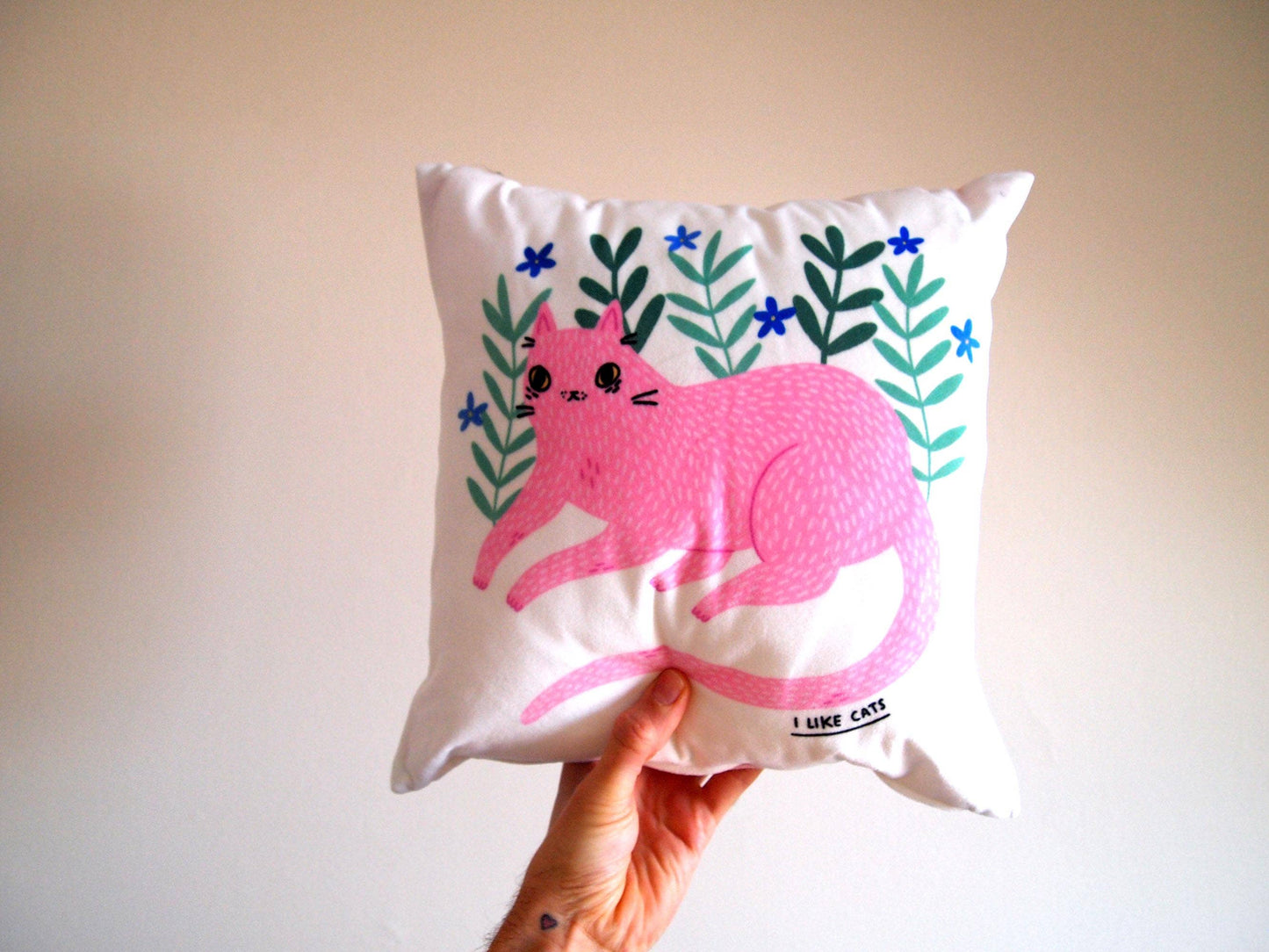I Like Cats | Velvet Cushion