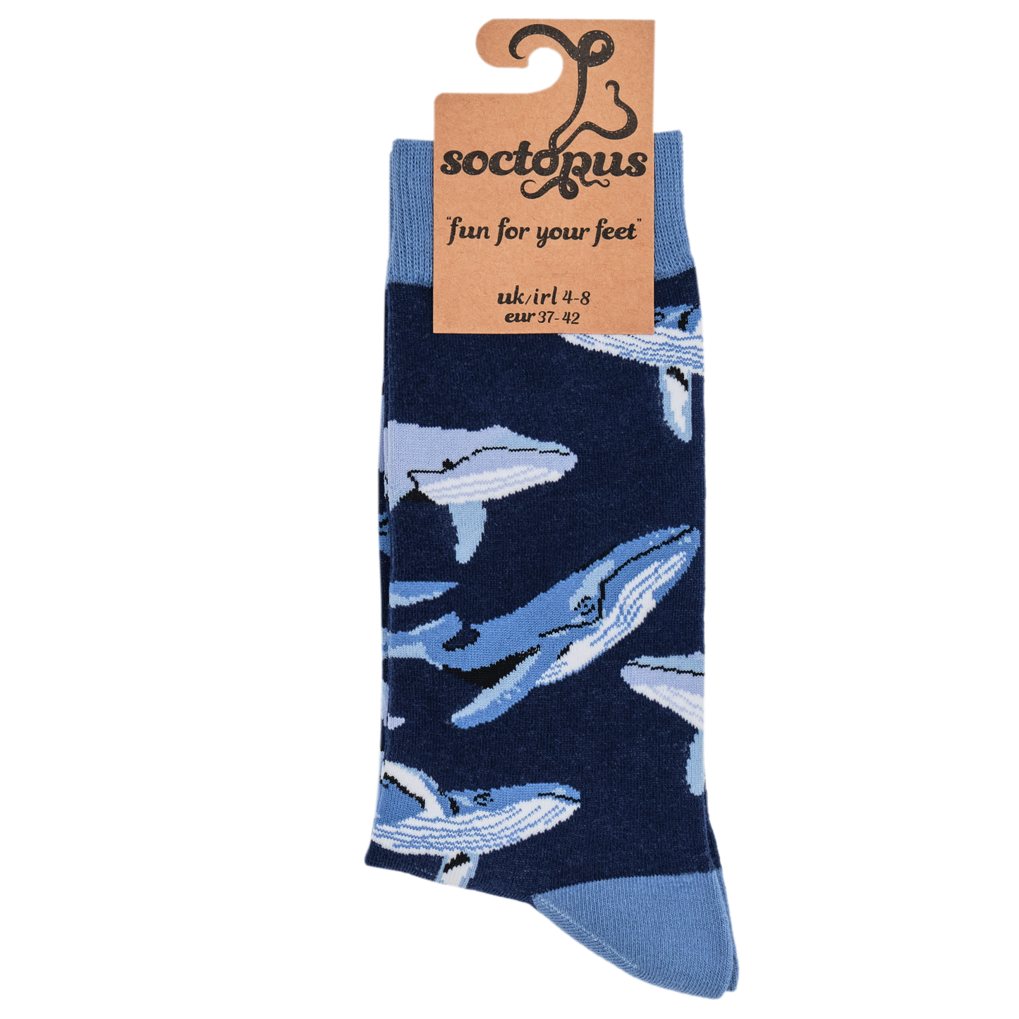 Socktopus | Whale | Blue | S UK4-8