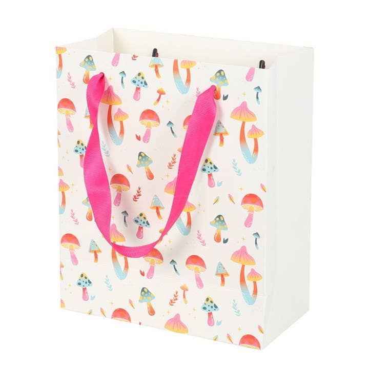 Medium Gift Bag | Funky Fungi Groovy Mushroom Print