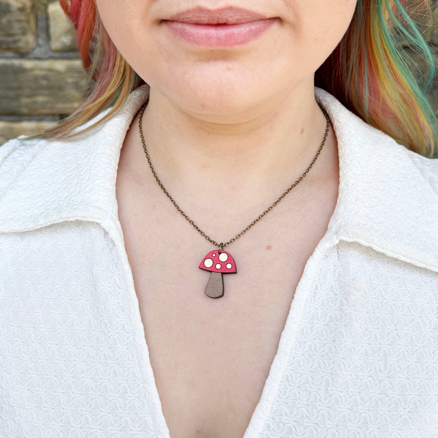 Silly Loaf | Mini Necklace | Mushroom