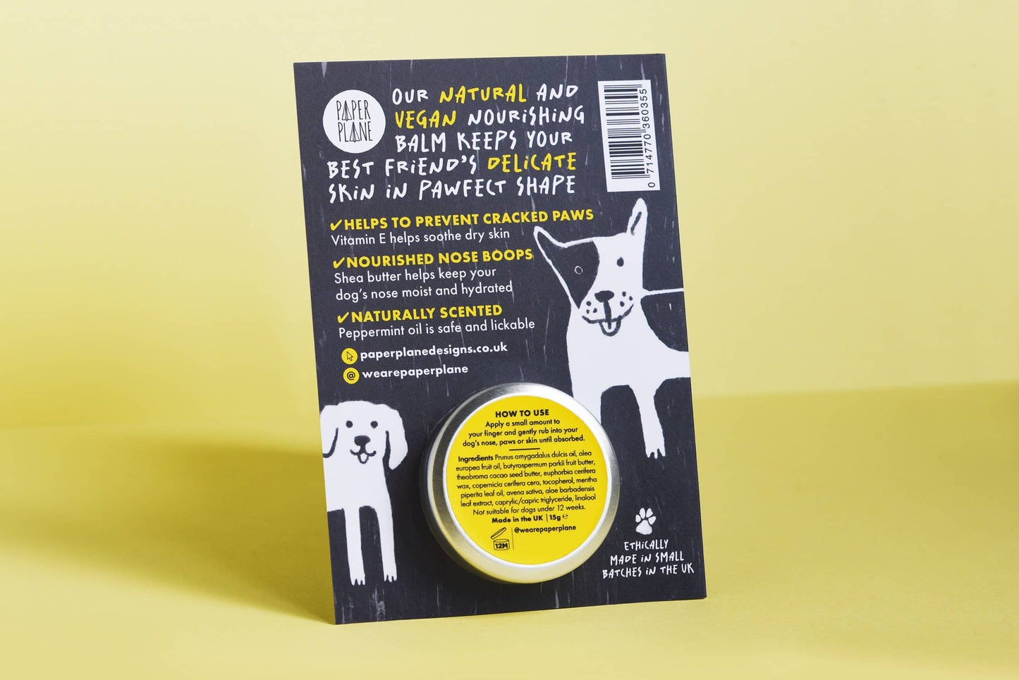 Paper Plane | Bork Nose and Paw Balm for Dogs