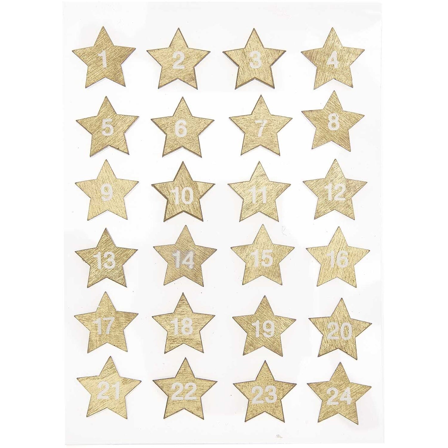 Rico | Wooden Sticker Advent Calendar Stars