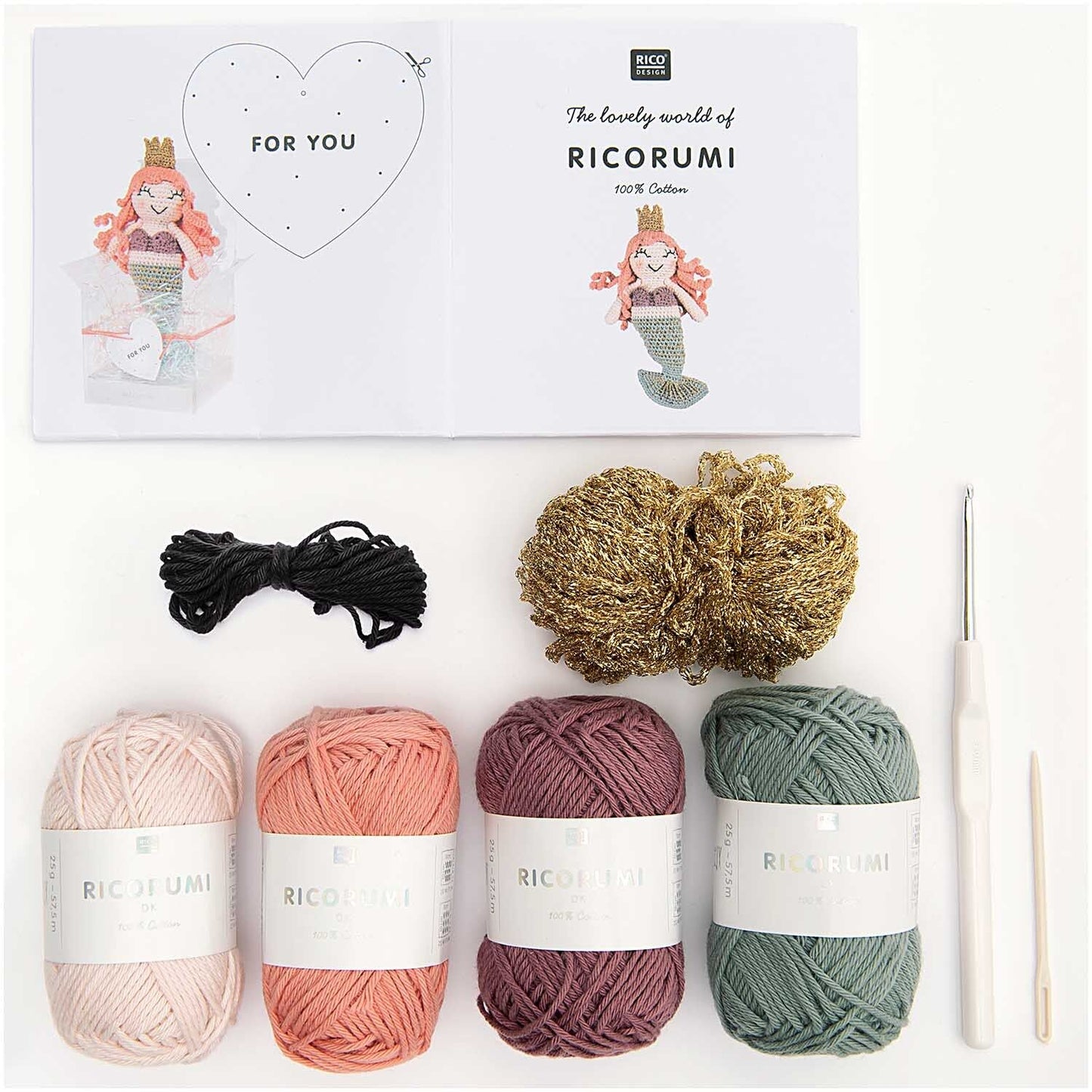 Rico Design | Ricorumi | Crochet Kit | Mermaid