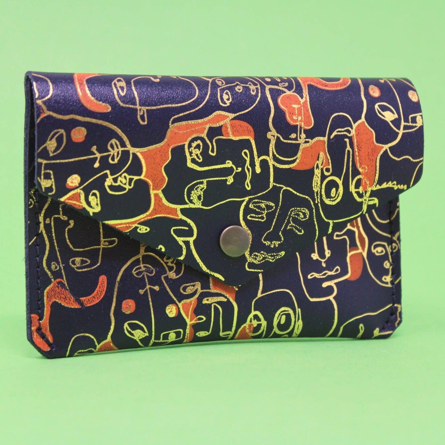 Ark | Many Faces Popper Purse | Navy