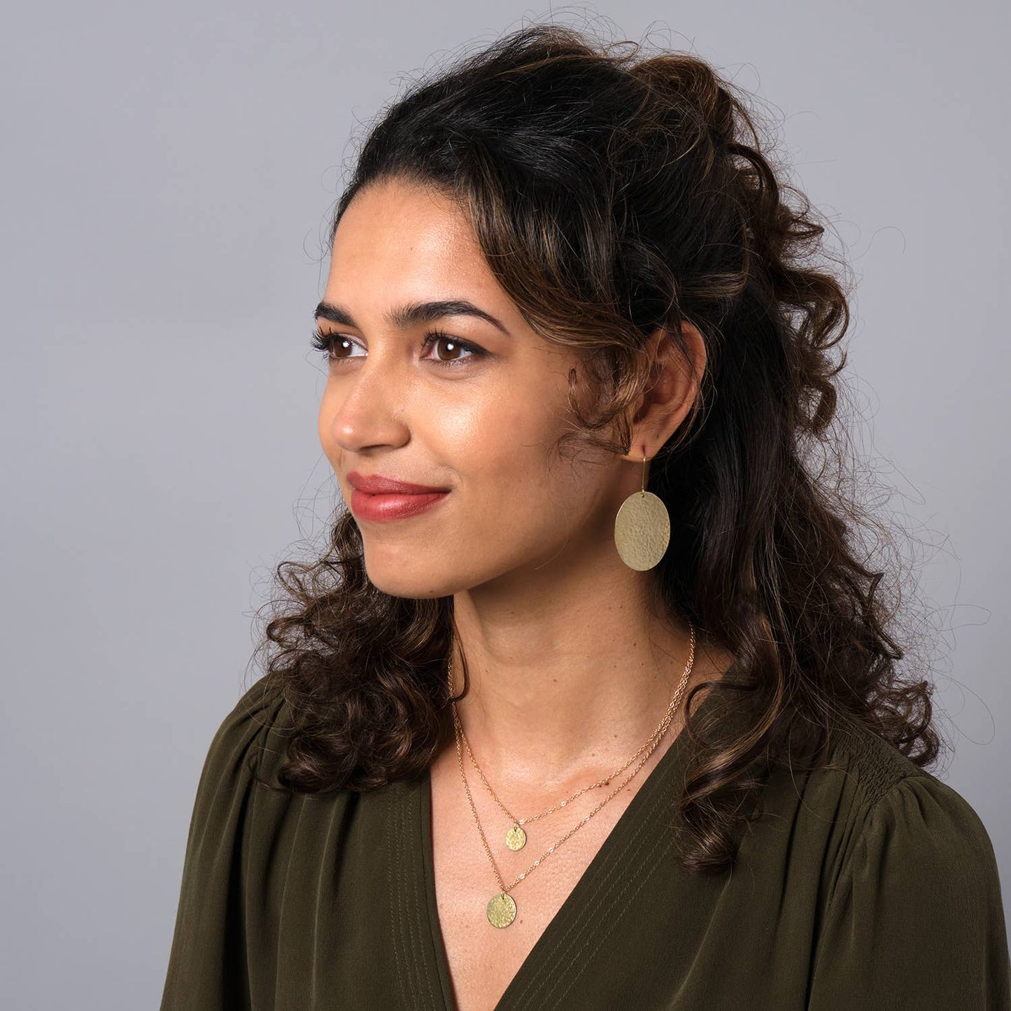 Just Trade | Asha Oval Large Earrings