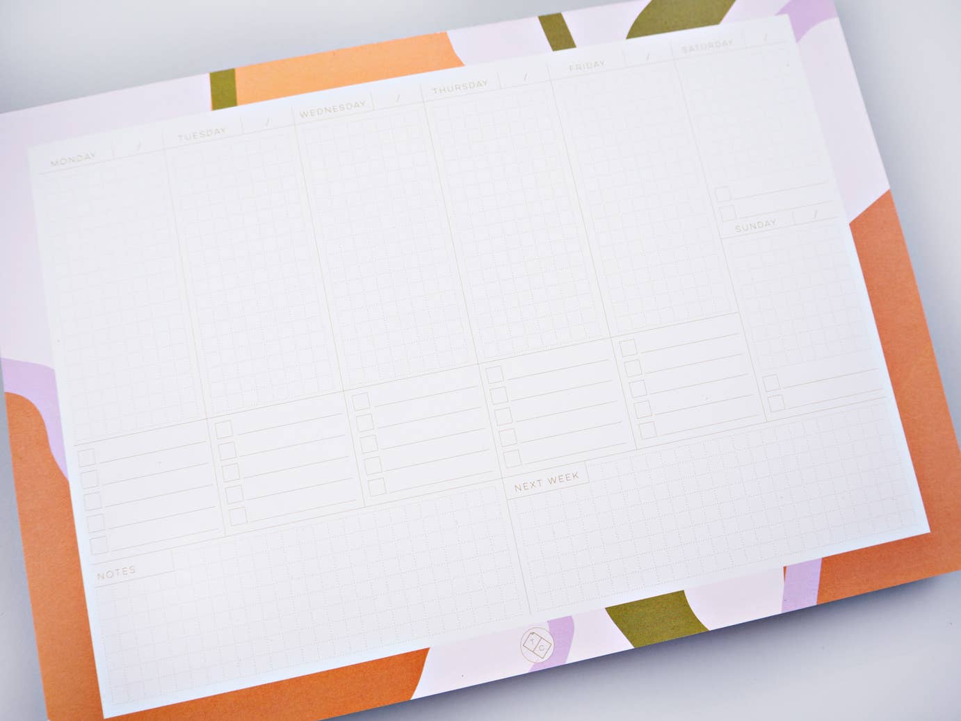The Completist | A4 Weekly Planner Pad | Andalucia