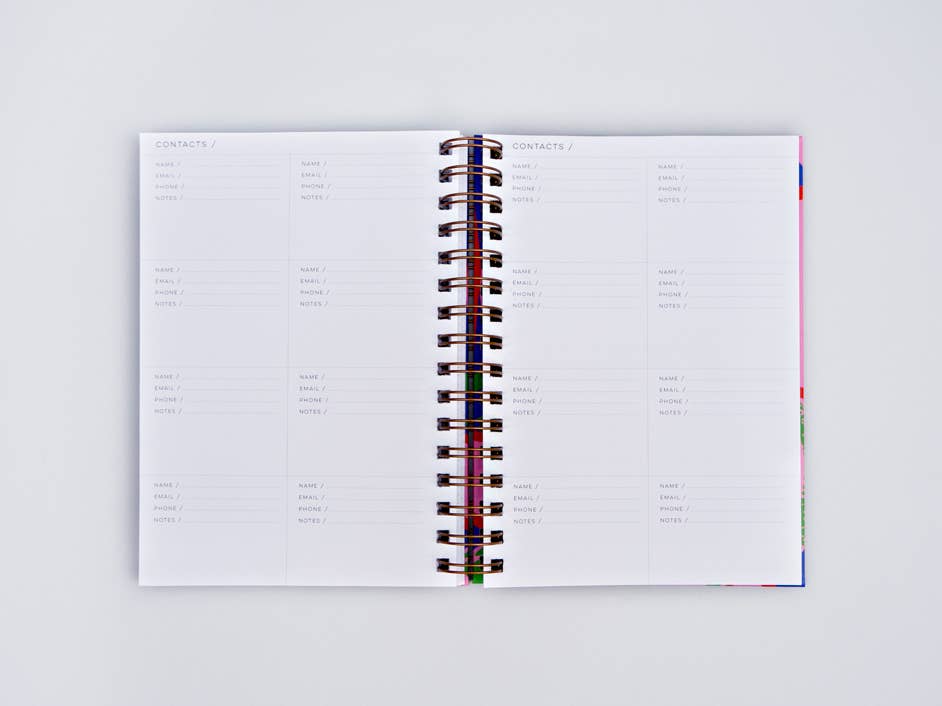 The Completist | Hard Cover Undated Weekly Planner | Capri