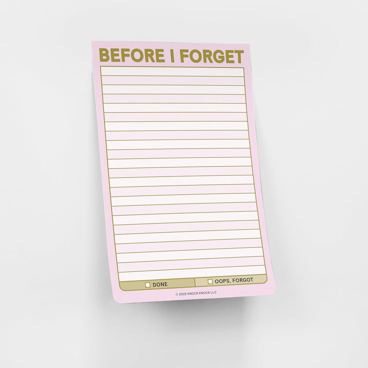 Knock Knock | Great Big Stickies | Before I Forget