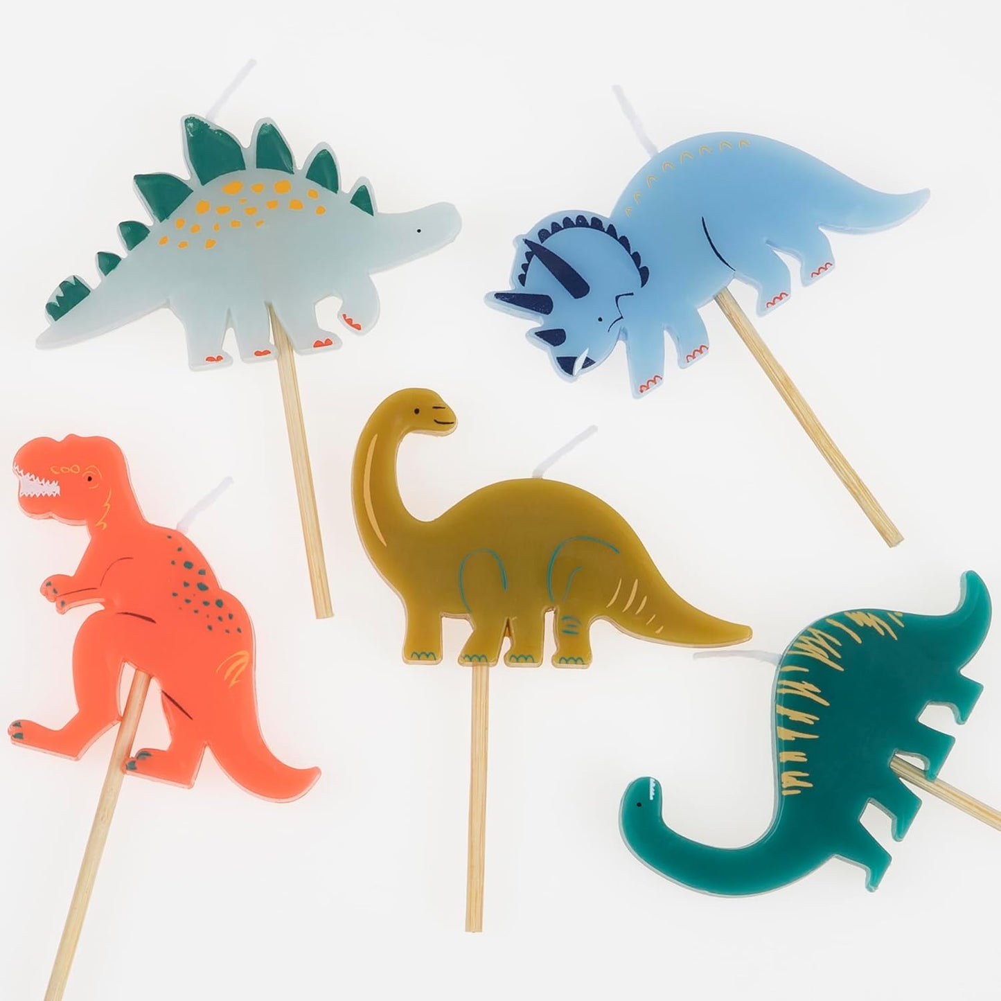 Meri Meri | Birthday Cake Candles | Dinosaurs